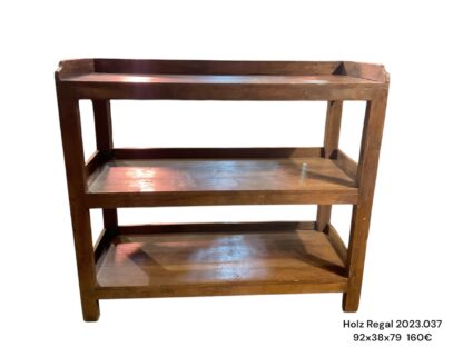 Holz Regal dunkelbraun
