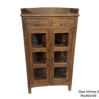 Vollholz Vitrinenschrank aus Indien