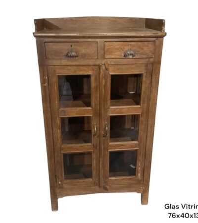 Vollholz Vitrinenschrank aus Indien