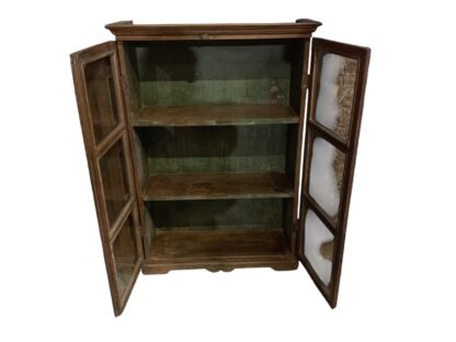 Vollholz Vitrinenschrank aus Indien – Bild 2