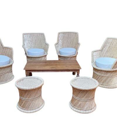 Kolonial Stil Bambus Sitz Garnitur