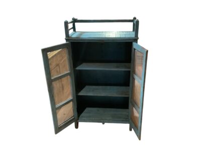 Blaues Kästchen mit Metallgitter – Bild 3
