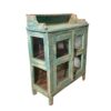 Türkis-Grüne Vitrine mit Patina – Bild 3