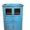 Indisches Blaues Kästchen – Vintage, Shabby Chic, Vollholz