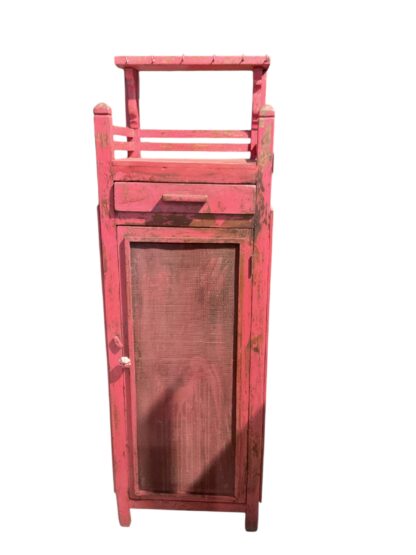 Vintage Indisches Kästchen im Shabby Chic Look - rot – Bild 3