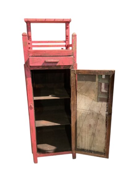 Vintage Indisches Kästchen im Shabby Chic Look - rot – Bild 2
