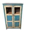 Blauer Schrank mit 2 Türen