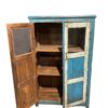 Blauer Schrank mit 2 Türen – Bild 3