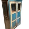 Blauer Schrank mit 2 Türen – Bild 2