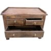 Vintage Indisches Holzkästchen, braun – Bild 3