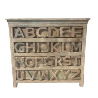 Kinder Kommode "ABC" – 4 Schubladen