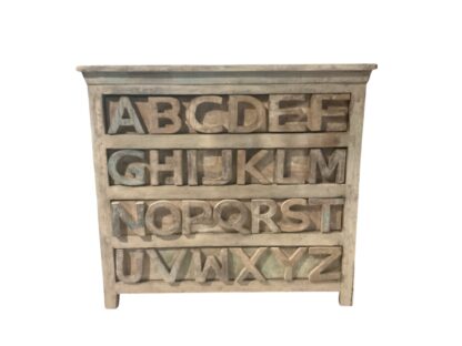 Kinder Kommode "ABC" – 4 Schubladen