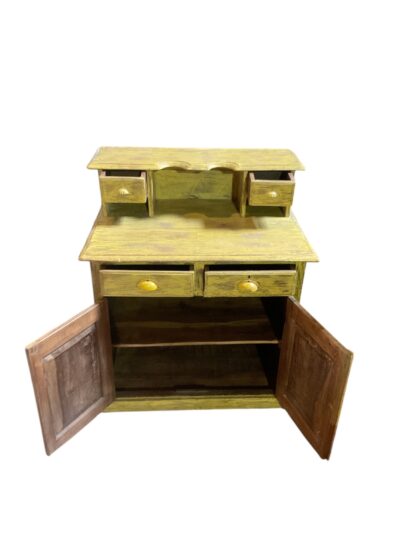 Vintage-Kommode im Shabby-Chic-Look in Gelb – Bild 2