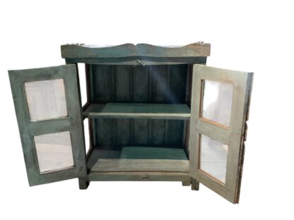 Blau-Türkis Glasvitrine – Bild 2