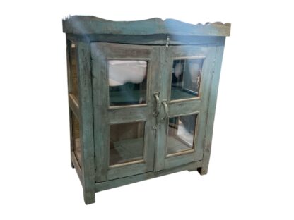 Blau-Türkis Glasvitrine – Bild 3