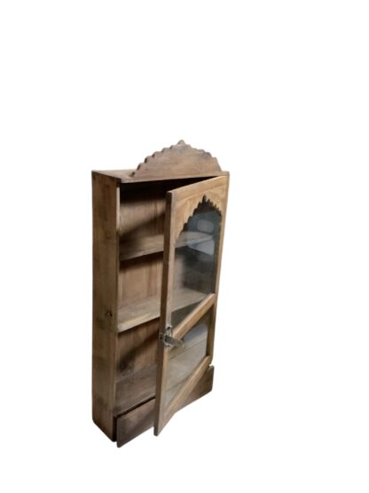 Kleines Holz-Hängekästchen, braun – Bild 2