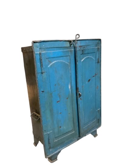 Eisen Schrank, blau