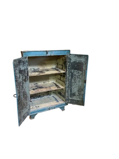 Eisen Schrank, blau – Bild 3