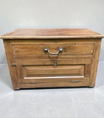 Vollholz Kästchen mit Klappe & Lade