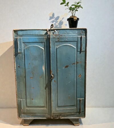Eisen Schrank, blau