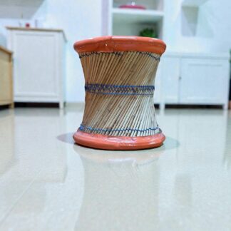 Bambus Sitzhocker bunt