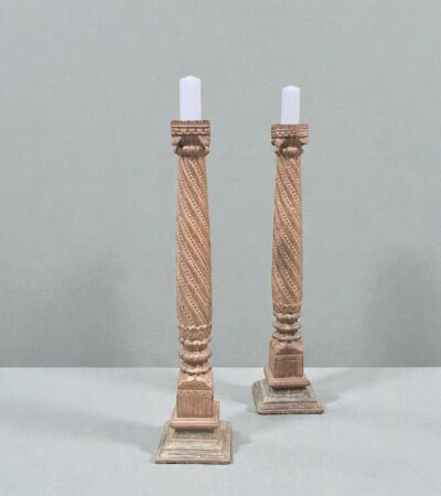 Kerzenständer handgeschnitzt aus Indien