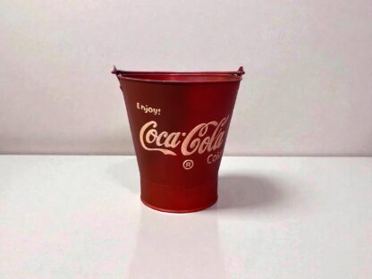 Vintage Coca Cola Kübel/Eimer, Large