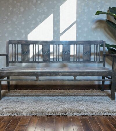 Teakholz Gartenbank Dunkel