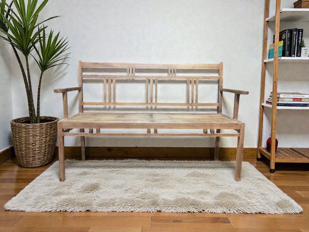 Gartenbank aus Holz