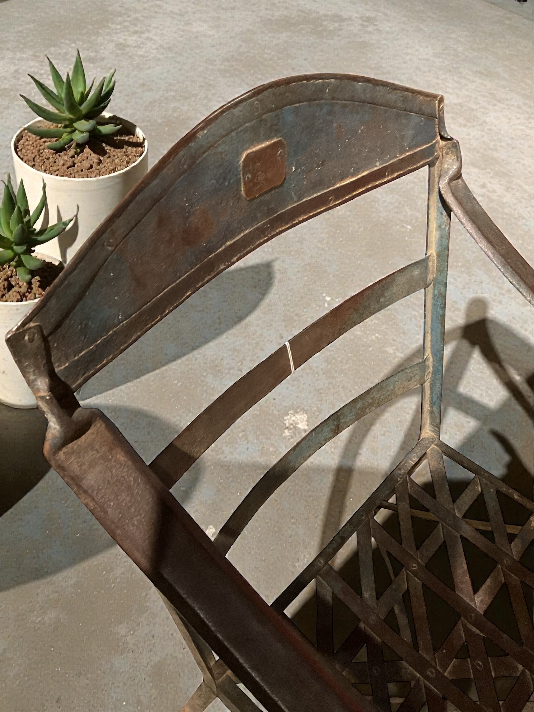 Iron Chair, Vintage - Image 3