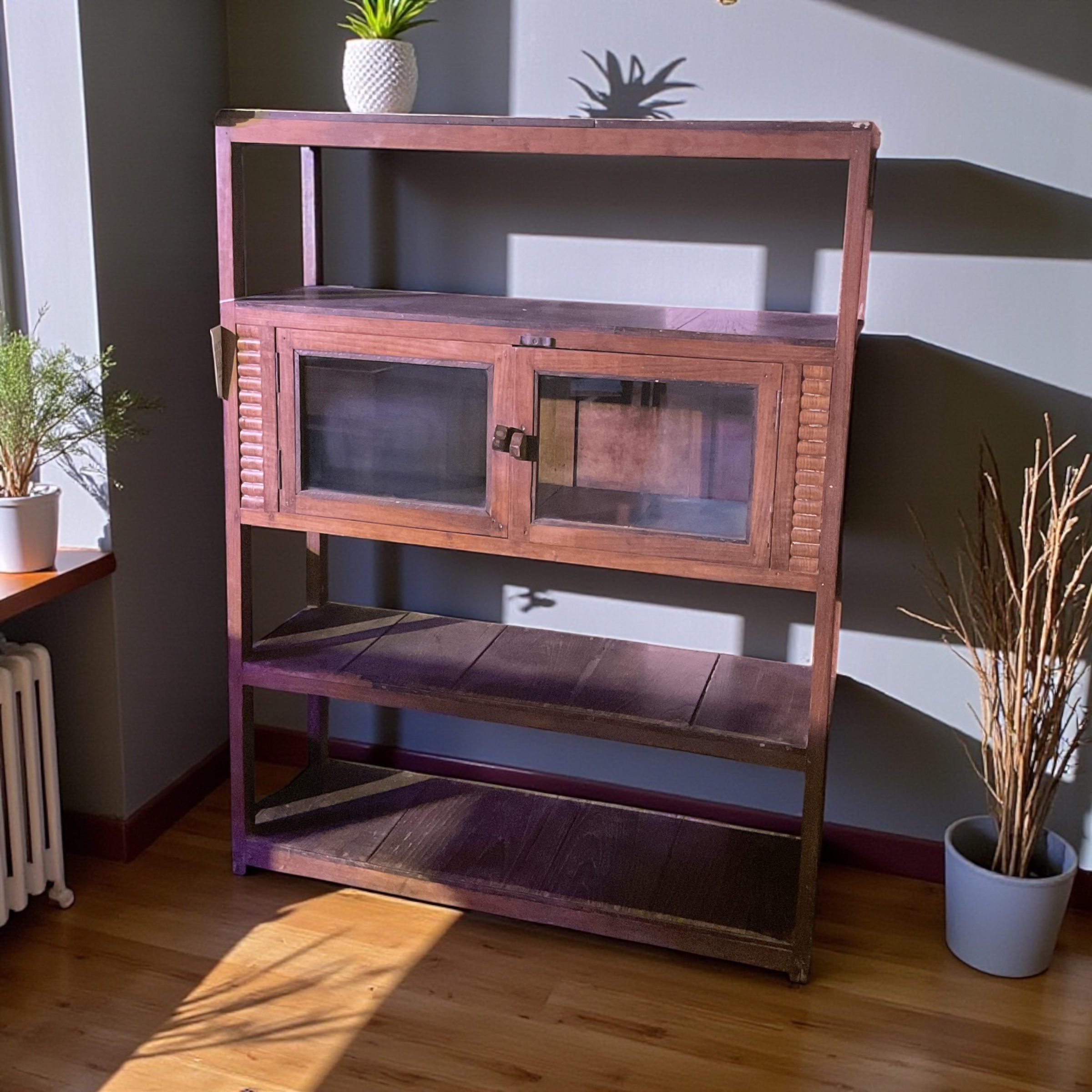 Indisches Regal mit 3 Fächern aus Glas - Image 2