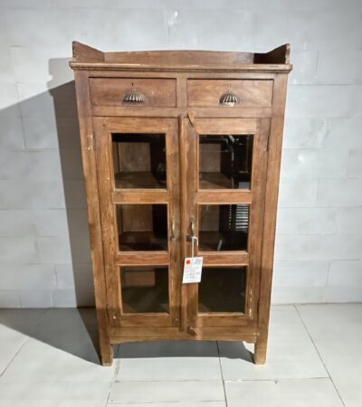 Vollholz Vitrinenschrank aus Indien