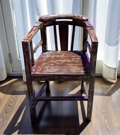 Vollholz Sessel “Gandhi“ Shabby Chic