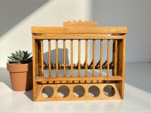 Wooden kitchen reck