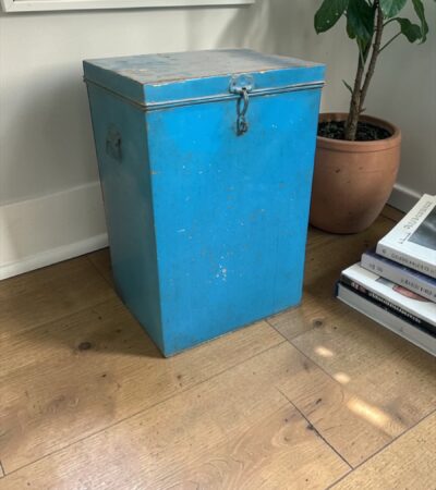 Vintage Metallbehälter Blau