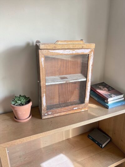 Vintage Holzvitrine
