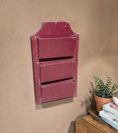 Wandregal (Metall & rot)