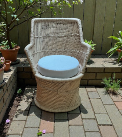 Bambus Sessel im Kolonial Stil