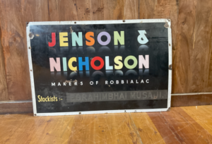 Jenson & Nicholson - Original Emailleschild