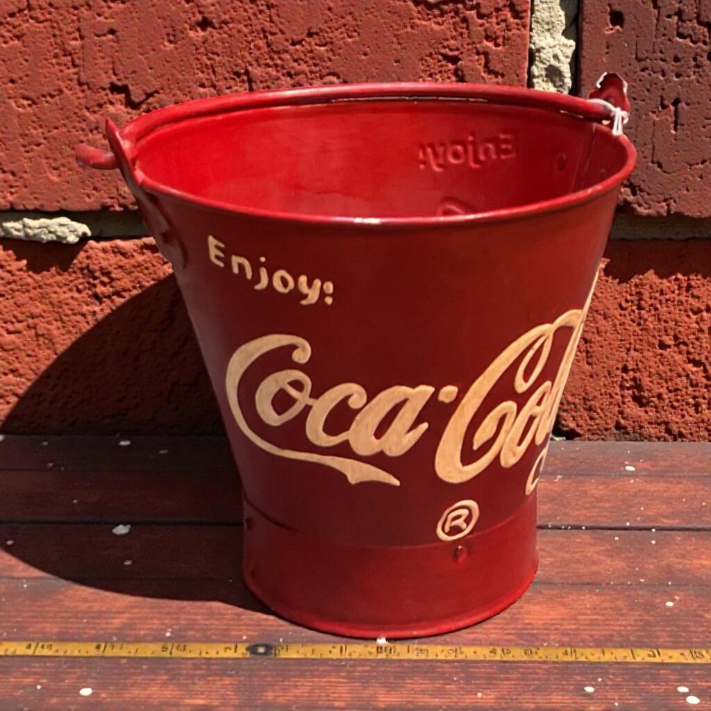 Vintage Coca Cola Kübel/Eimer (3 Größen)